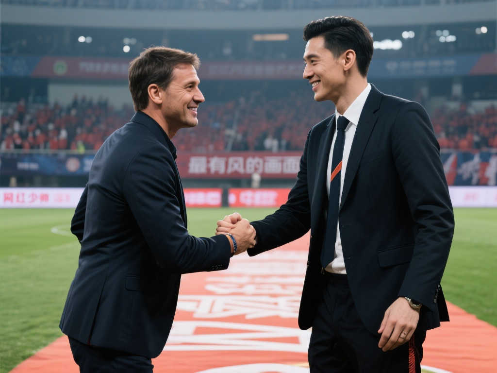 在接受采访 在接受采访